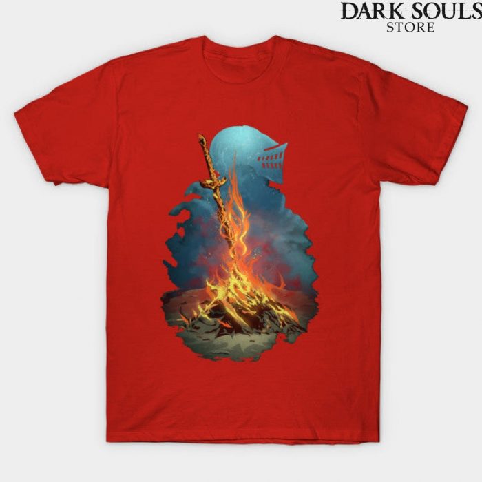 Dark Souls Bonfire T-Shirt Red / S