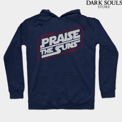 Dark Souls: Praise The Suns Hoodie Navy Blue / S