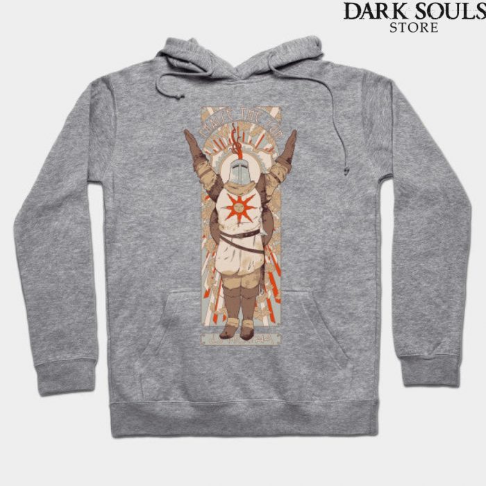 Praise The Sun Hoodie Gray / S