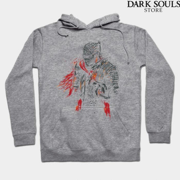 Red Knight Hoodie Gray / S