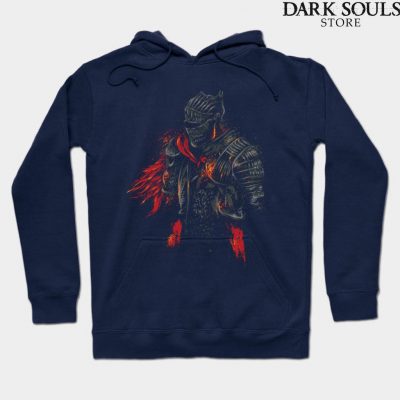 Red Knight Hoodie Navy Blue / S