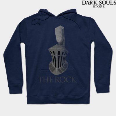 The Rock Hoodie Navy Blue / S