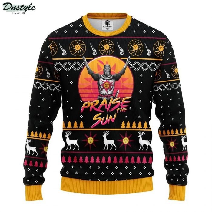 Dark Souls Praise the Sun Ugly Christmas Sweater - Dark Souls Store