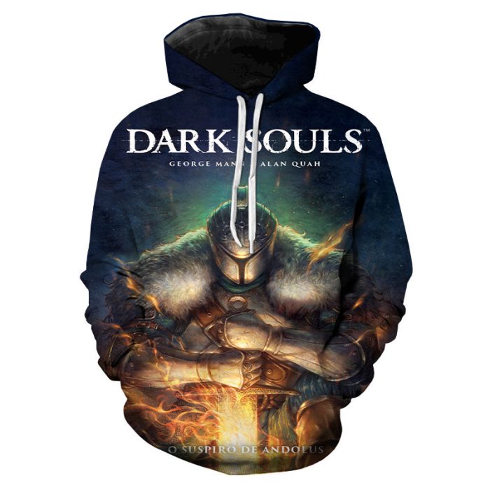 2023 Mens Womens Games Dark Souls 3d Printed Hoodie Hip Hop Streetwear Pullover Hoodie Fashion Casual 3 - Dark Souls Store