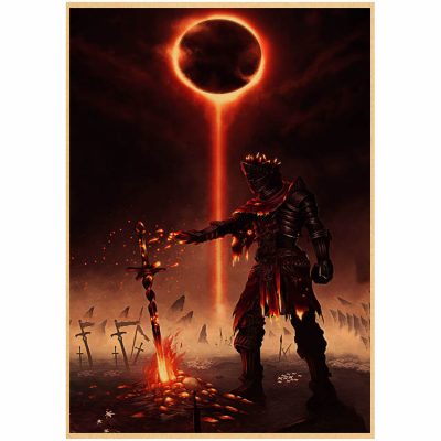 Classic Game Poster The Dark Souls 3 Decorative Painting On Canvas Wall Art Canvas Painting Decorative 1 - Dark Souls Store