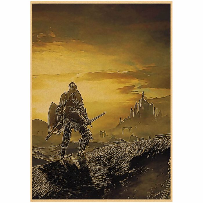 Classic Game Poster The Dark Souls 3 Decorative Painting On Canvas Wall Art Canvas Painting Decorative 2 - Dark Souls Store