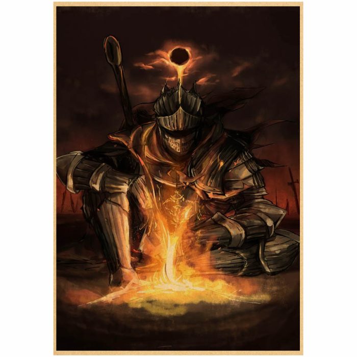 Classic Game Poster The Dark Souls 3 Decorative Painting On Canvas Wall Art Canvas Painting Decorative 3 - Dark Souls Store