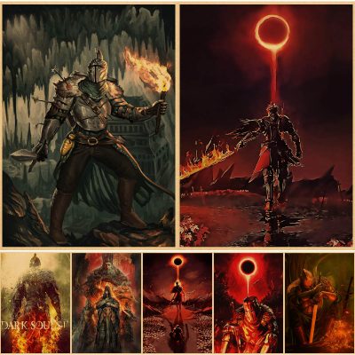 Classic Game Poster The Dark Souls 3 Decorative Painting On Canvas Wall Art Canvas Painting Decorative - Dark Souls Store