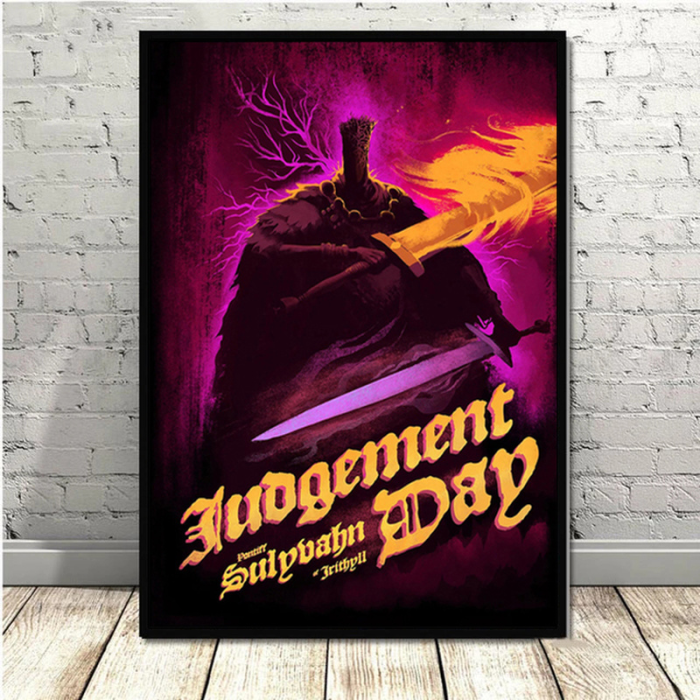 Dark Souls Poster YHORM THE GIANT Canvas Painting THE ABYSSWALKER Video Game Mural Poster and Print 3 - Dark Souls Store