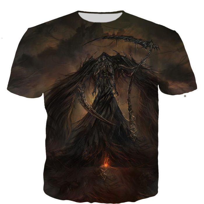 Dark Souls T Shirt Men women 3D Printed T shirts Casual Harajuku Style Tshirt Streetwear Tops 2 - Dark Souls Store