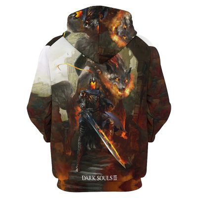 Fall and Winter Men and Women Game Dark Souls Hoodie Hoodie Harajuku Fashion Leisure Y2k Hoodie 3 - Dark Souls Store