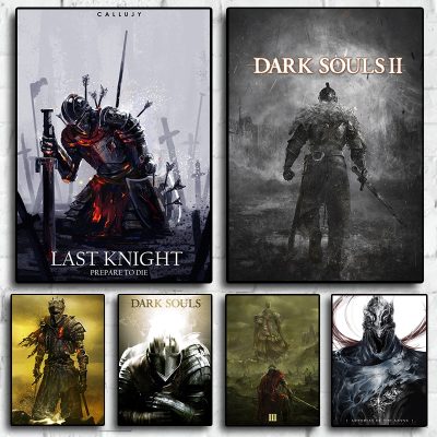 Movie TV Action Games DARK SOULS Wall Art Decor Print Posters Home Decoration Canvas For Living - Dark Souls Store