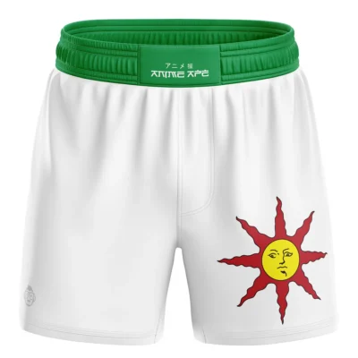 BJJ MMA Fight Shorts front 45 - Dark Souls Store