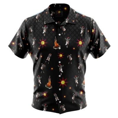 Button Up Hawaiian Shirt front new 89 - Dark Souls Store