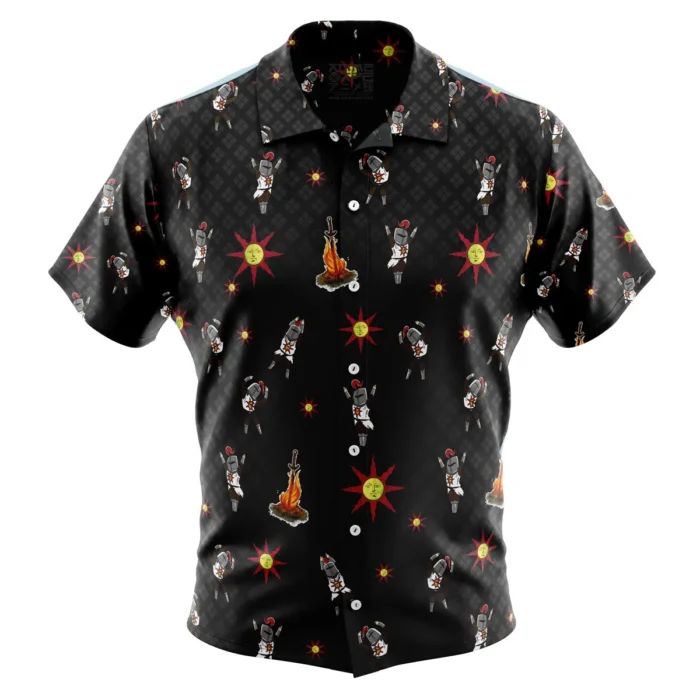 Button Up Hawaiian Shirt front new 89 - Dark Souls Store